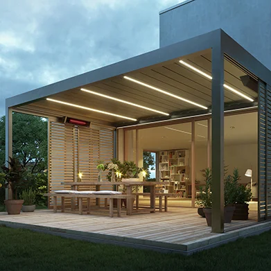 Lamellendach Lamaxa L50 von Warema Lamellendach Lamaxa L50 von Warema